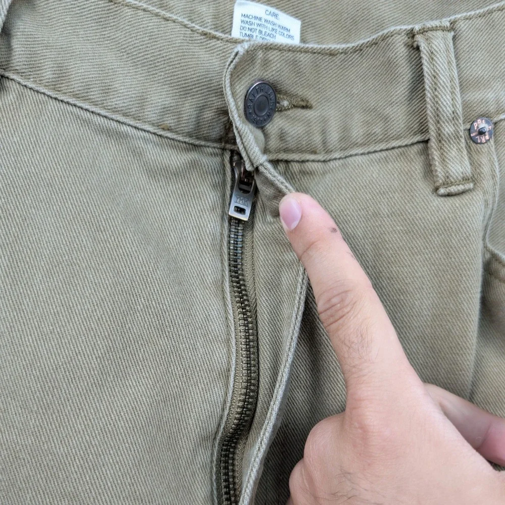 Polo Ralph Lauren Jeans Men's 38x32 Tan Brown Straight Leg Classic 867 Workwear
